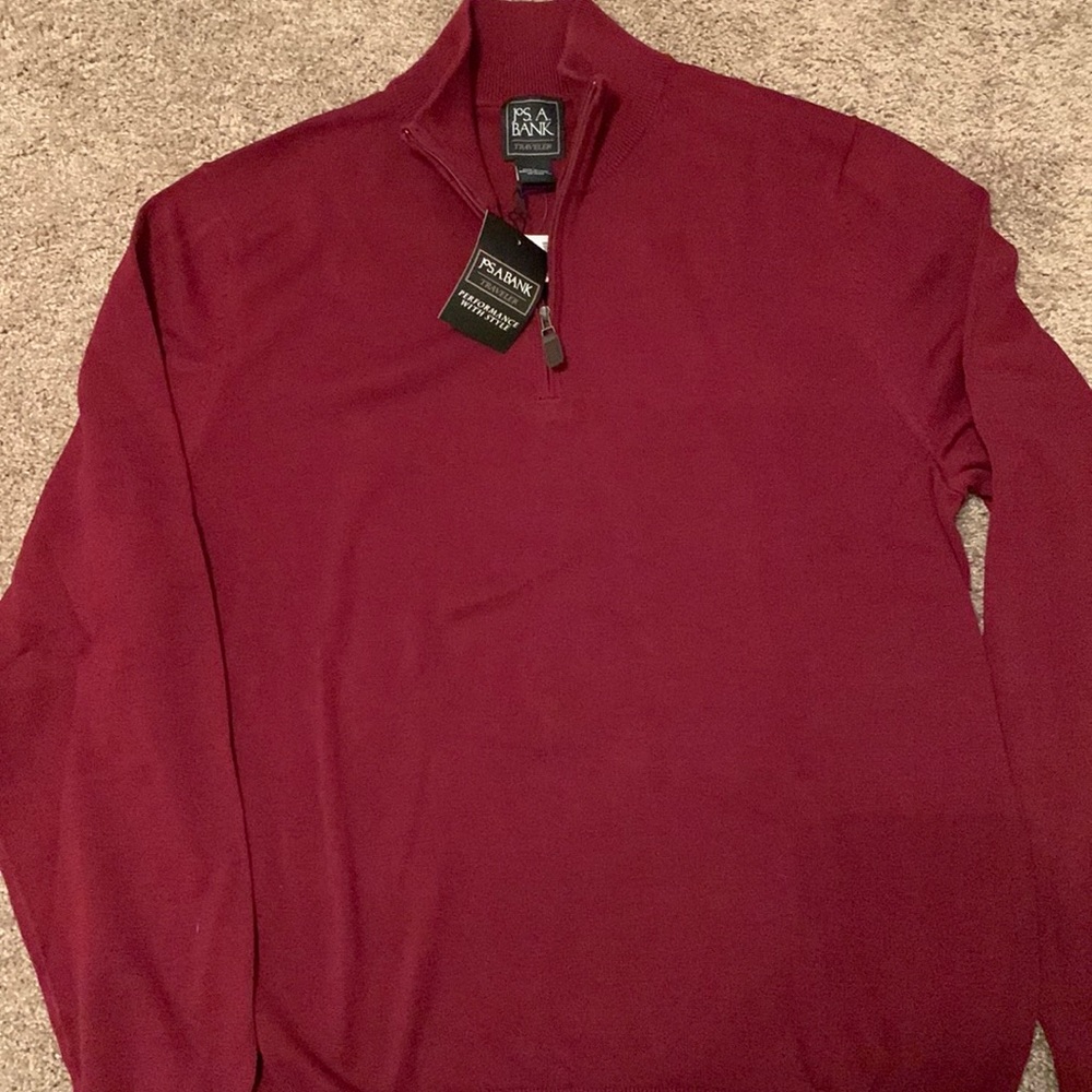 Half zip mens sweater